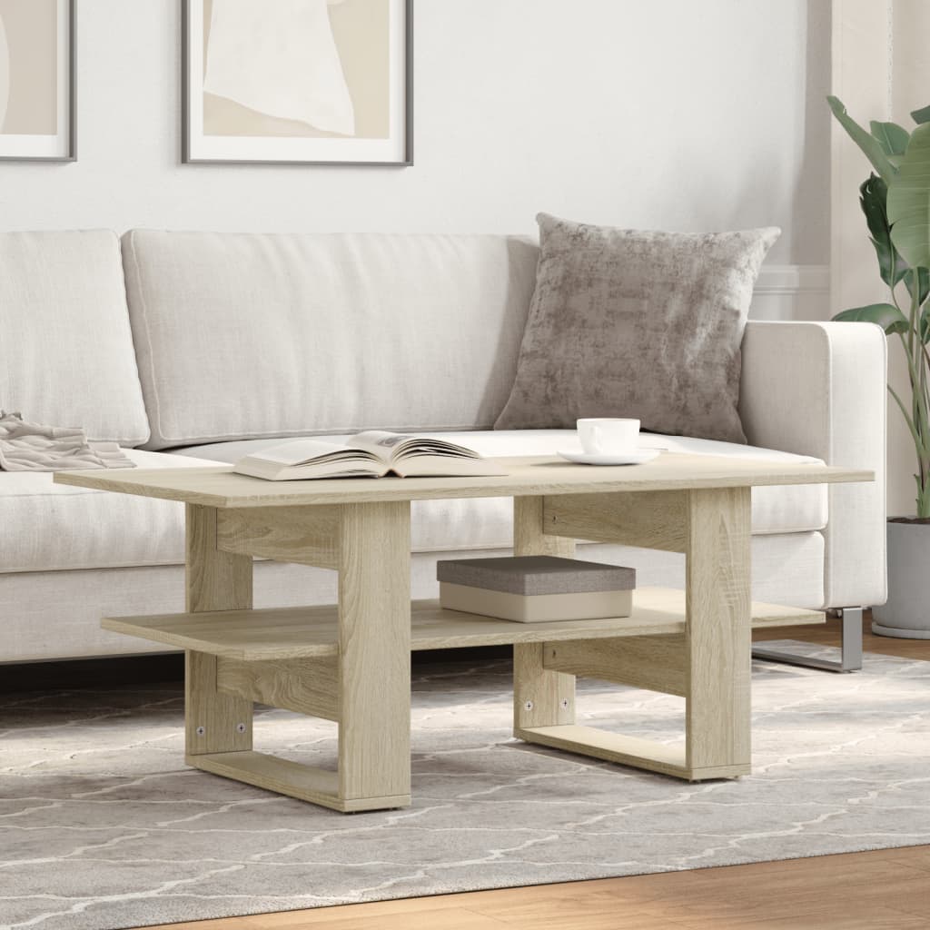 Mesa de centro HKH Sonoma Carvallo en madera procesada