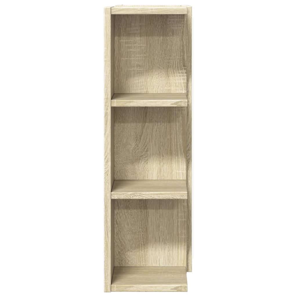 Mueble de Baño HKH con Espejo Contrachapado en Roble - 80x20,5x64cm