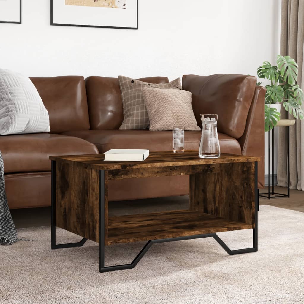 Mesa de centro HKH en derivados de madera Roble Ahumado