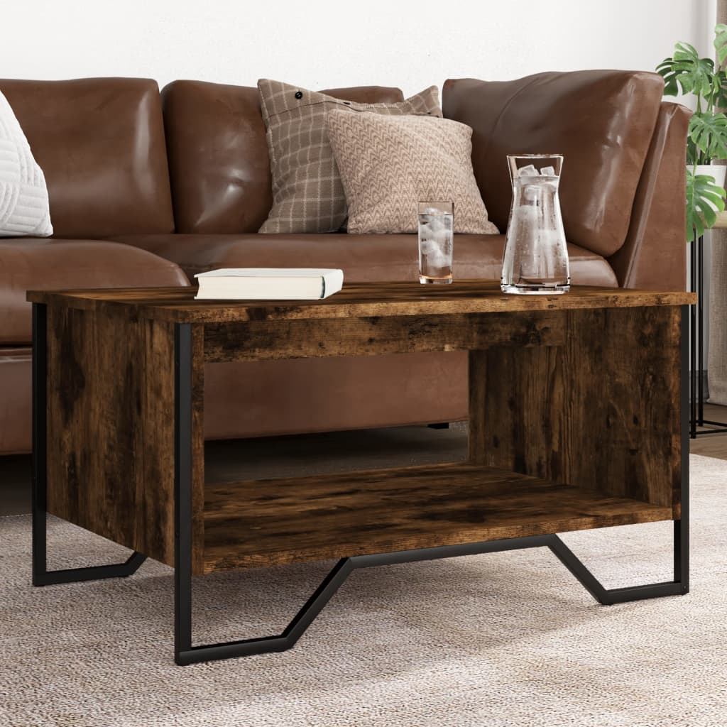 Mesa de centro HKH en derivados de madera Roble Ahumado