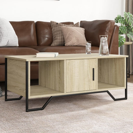 Mesa de centro HKH en derivados de madera Roble Sonoma