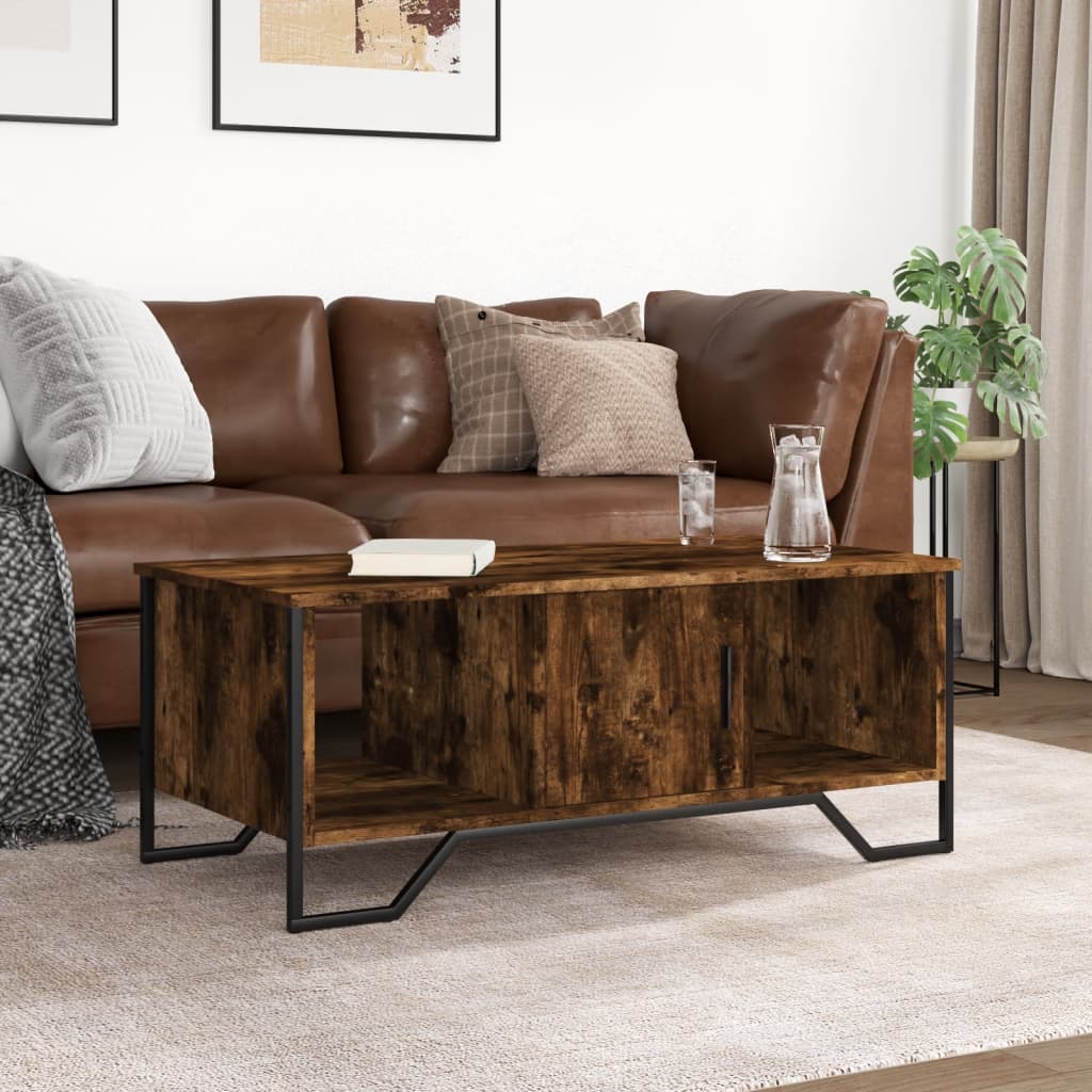 Mesa de centro HKH en derivados de madera Roble Ahumado