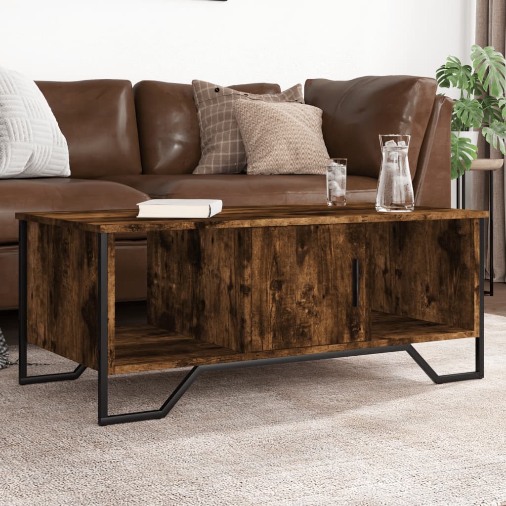 Mesa de centro HKH en derivados de madera Roble Ahumado
