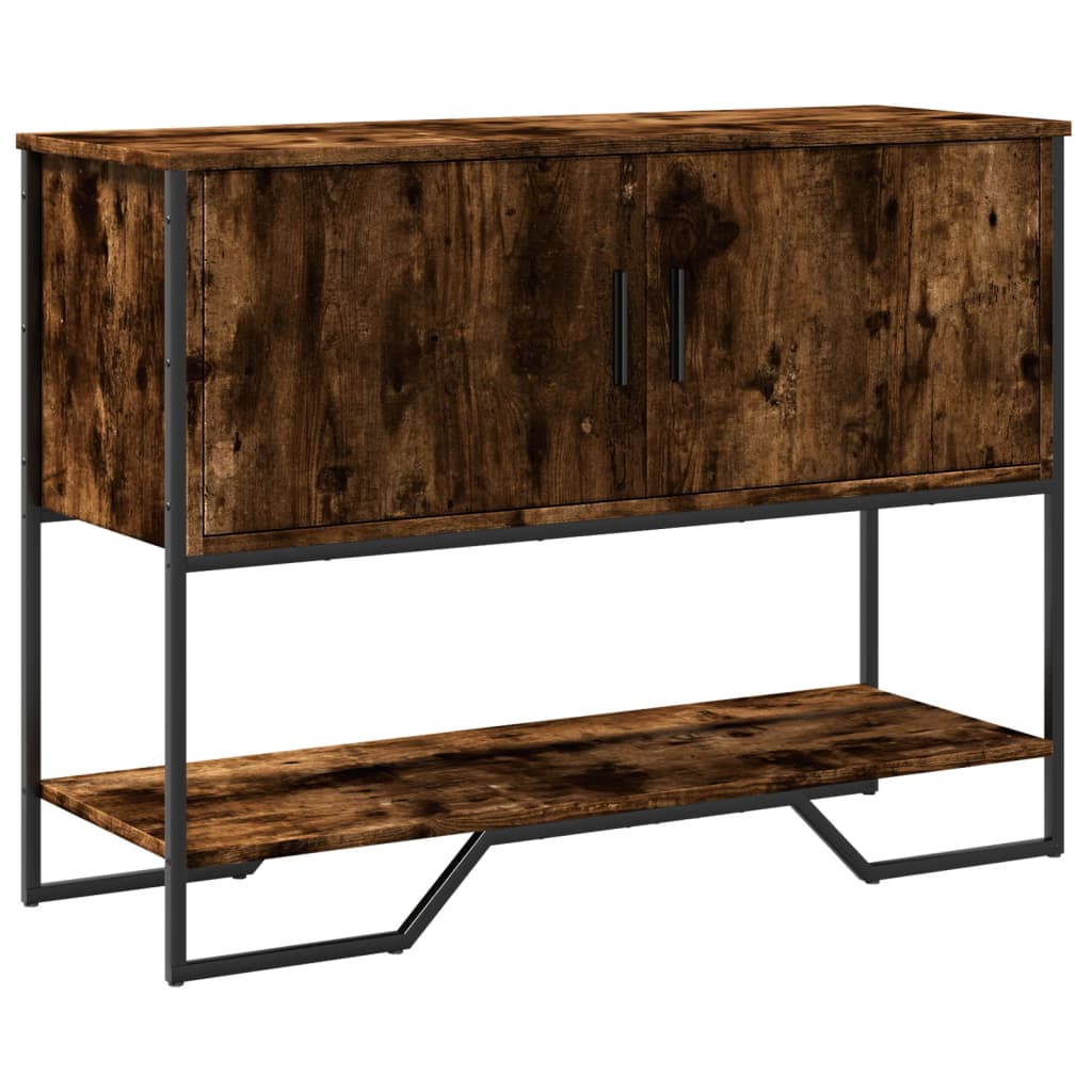 Mesa auxiliar HKH en roble ahumado y derivados de la madera