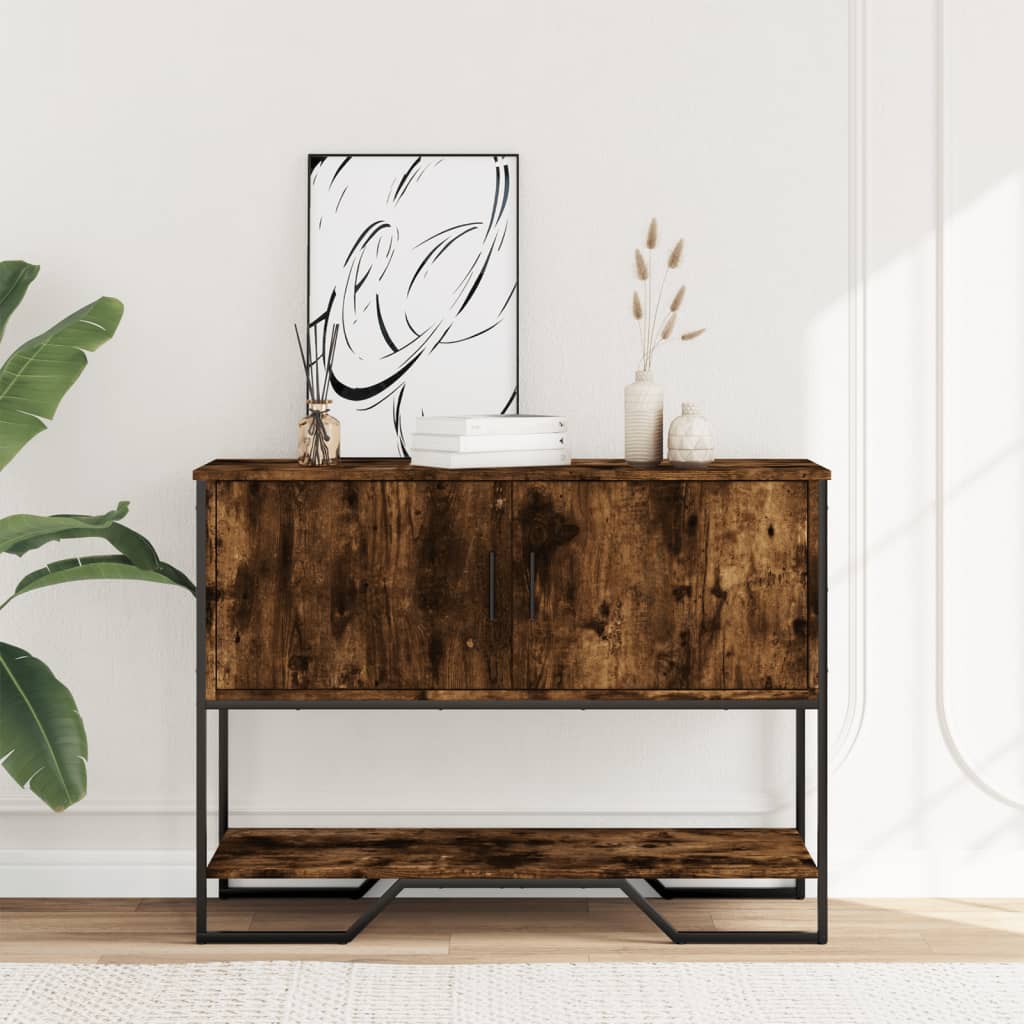 Mesa auxiliar HKH en roble ahumado y derivados de la madera