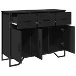 Aparador Moderno HKH en derivados de Madera, Metal 97 X 32,5 X 74,5 Cm - Negro