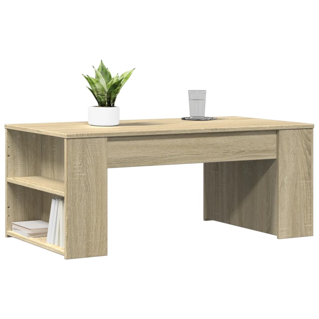 Mesa de centro HKH Sonoma Carvallo en madera procesada