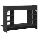 HKH Escritorio de Pared de Madera - Negro