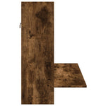 HKH Escritorio de Pared Derivados de Madera en Madera Roble Ahumado
