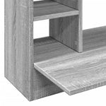 HKH Escritorio de pared Derivados de Madera Sonoma - Gris