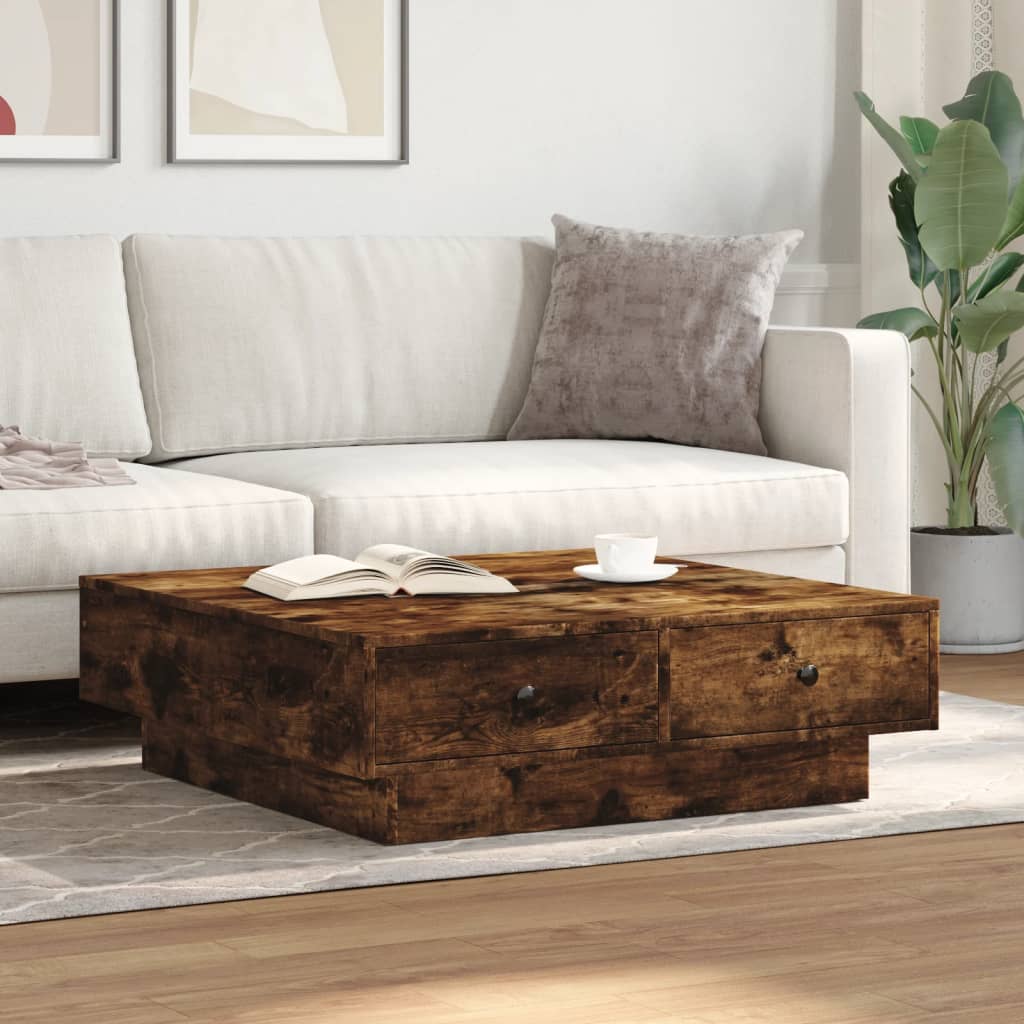 Mesa de centro HKH en derivados de madera Roble Ahumado