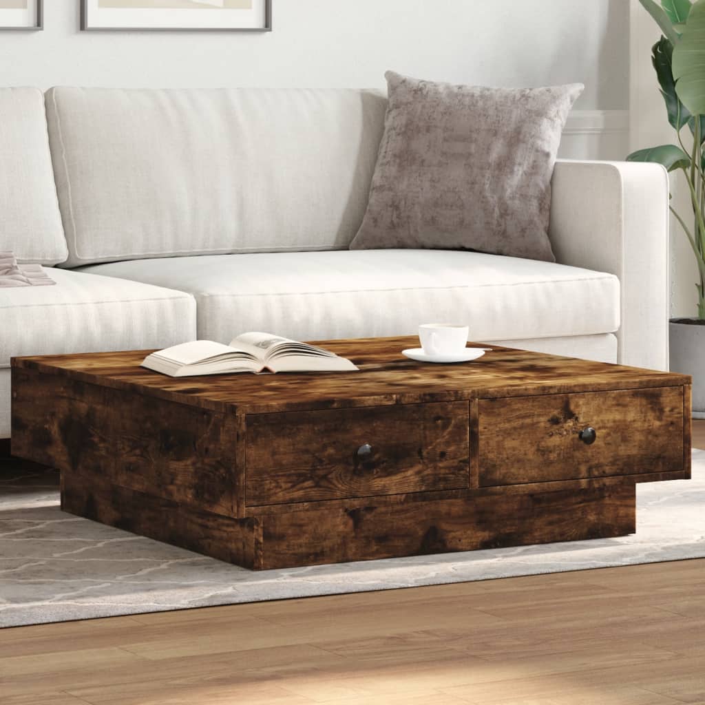 Mesa de centro HKH en derivados de madera Roble Ahumado