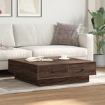 HKH Mesa de Centro em Derivados em Madeira Carvalho - Castanho