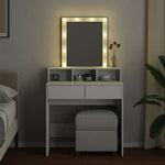 HKH Toucador com LED - 80x41x144,5 Cm - Branco