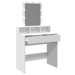 HKH Toucador com LED - 80x41x144,5 Cm - Branco