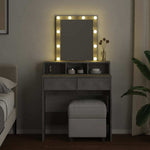 Tocador HKH con LED de Cemento - 80x41x144,5 Cm - Gris