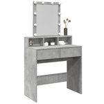 Tocador HKH con LED de Cemento - 80x41x144,5 Cm - Gris