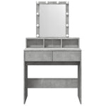 Tocador HKH con LED de Cemento - 80x41x144,5 Cm - Gris
