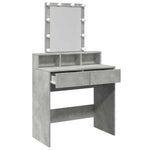 Tocador HKH con LED de Cemento - 80x41x144,5 Cm - Gris