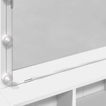 HKH Tocador con LED - 80x41x134,5 Cm - Blanco