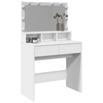 HKH Tocador con LED - 80x41x134,5 Cm - Blanco