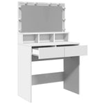 HKH Tocador con LED - 80x41x134,5 Cm - Blanco