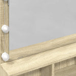 HKH Tocador con LED en Roble Sonoma - 80x41x134,5 Cm