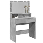 Tocador HKH con LED de Cemento - 80x41x134,5 Cm - Gris