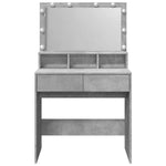 Tocador HKH con LED de Cemento - 80x41x134,5 Cm - Gris
