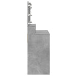 Tocador HKH con LED de Cemento - 80x41x134,5 Cm - Gris