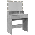Tocador HKH con LED de Cemento - 80x41x134,5 Cm - Gris