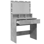 Tocador HKH con LED de Cemento - 80x41x134,5 Cm - Gris