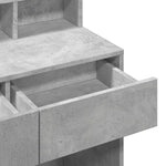 Tocador HKH con LED de Cemento - 80x41x134,5 Cm - Gris