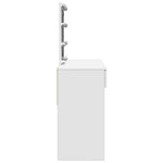 HKH Toucador com Leds - 100x40x130 Cm - Branco