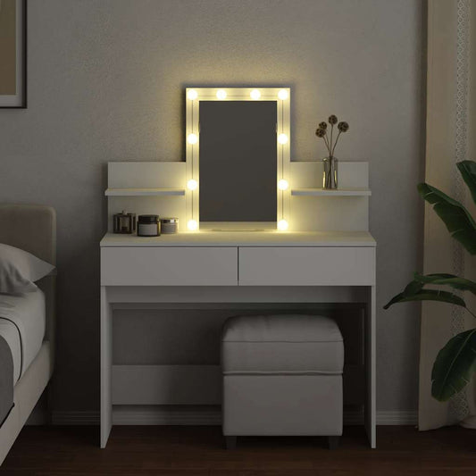 HKH Toucador com Leds - 100x40x130 Cm - Branco
