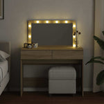 HKH Tocador con Luces Led en Roble Sonoma - 100x40x120 Cm