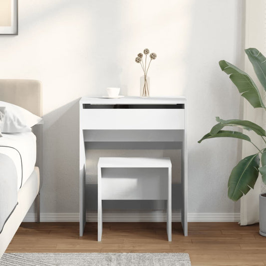HKH Toucador e Banco - 60x40x113,5 Cm - Branco