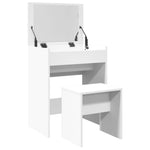HKH Toucador e Banco - 60x40x113,5 Cm - Branco