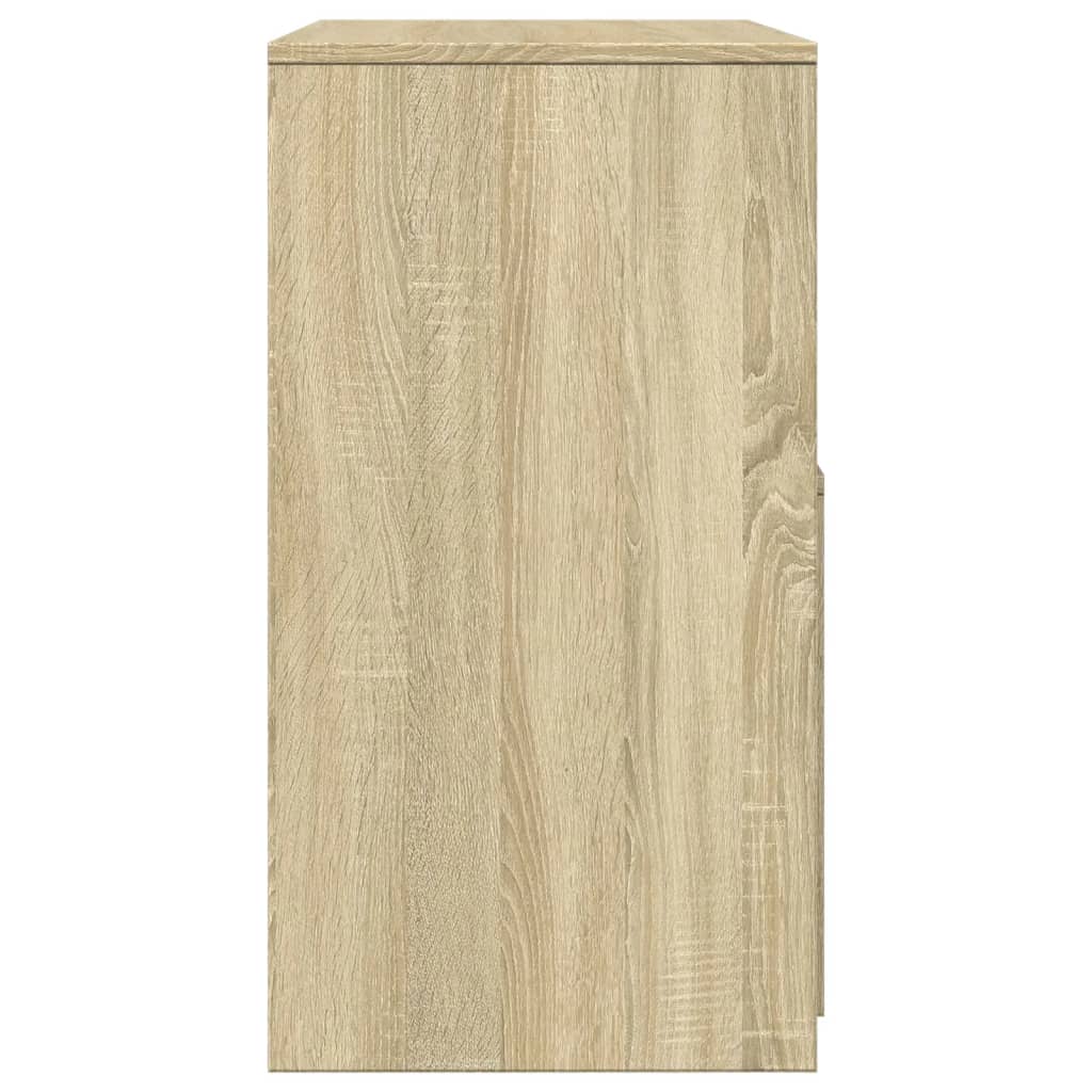 HKH Toucador e Banco em Carvalho Sonoma - 60x40x113,5 Cm
