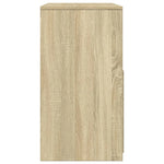 HKH Toucador e Banco em Carvalho Sonoma - 60x40x113,5 Cm