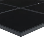 HKH 5 Pcs Conjunto de Jantar P/ Jardim Vime Pe - Preto