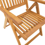 HKH 3 Pcs Conjunto de Jantar para Jardim Madeira de Acácia Maciça - Marrom