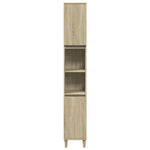 HKH Armario de Baño Roble Sonoma - 30x30x190 Cm