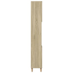 HKH Armario de Baño Roble Sonoma - 30x30x190 Cm