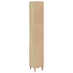 HKH Armario de Baño Roble Sonoma - 30x30x190 Cm