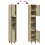 HKH Armario de Baño Roble Sonoma - 30x30x190 Cm