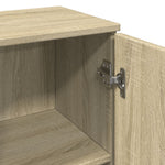 HKH Armario de Baño Roble Sonoma - 30x30x190 Cm