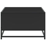 HKH Mesa de Centro em Derivados de em Madeira/ Preto em Metal
