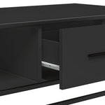 HKH Mesa de Centro em Derivados de em Madeira/ Preto em Metal