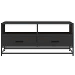 HKH Mesa de Centro em Derivados de em Madeira/ Preto em Metal